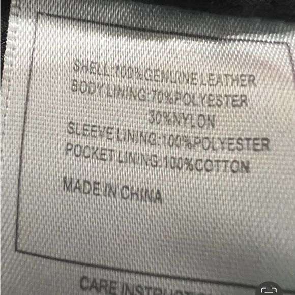 Leather Moto Jacket - Picture 8 of 9